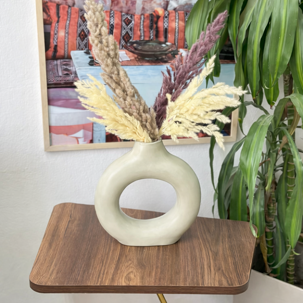 Large Matte Tafoukt Handcrafted Vase AZRIVA