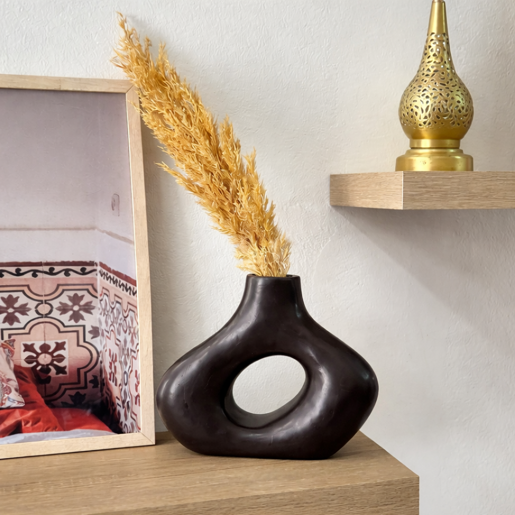 Medina Matte Handcrafted Terracotta Vase AZRIVA