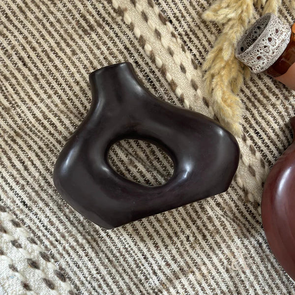 Medina Matte Handcrafted Terracotta Vase AZRIVA