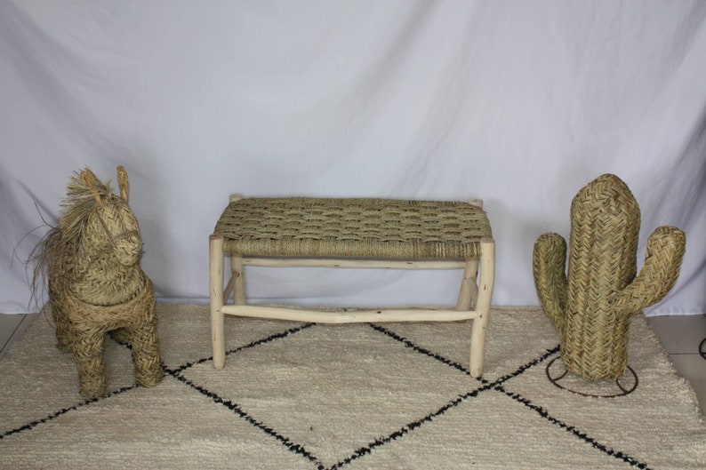 BANC Marocain en Bois de Citronnier AZRIVA