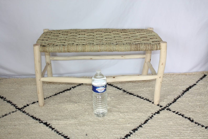 BANC Marocain en Bois de Citronnier AZRIVA