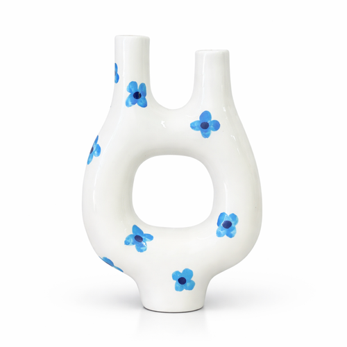 Addas Floral Handcrafted Ceramic Vase AZRIVA