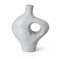 Small Handcrafted Adrar Matte Terracotta Vase