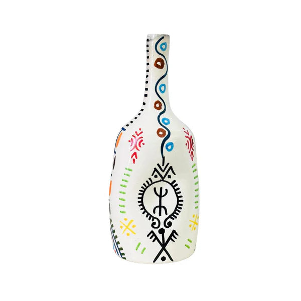 Anaroze Amazigh Handcrafted Bottle Vase AZRIVA