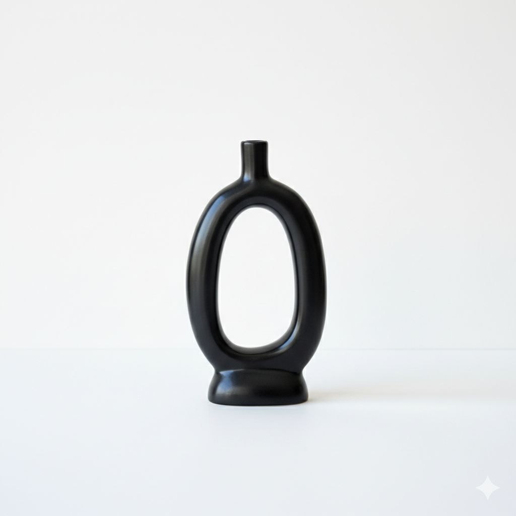 Handcrafted Tiziri Openwork Ceramic Vase