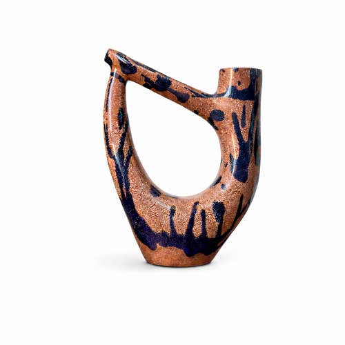 Atbir Glazed Terracotta Handcrafted Vase AZRIVA