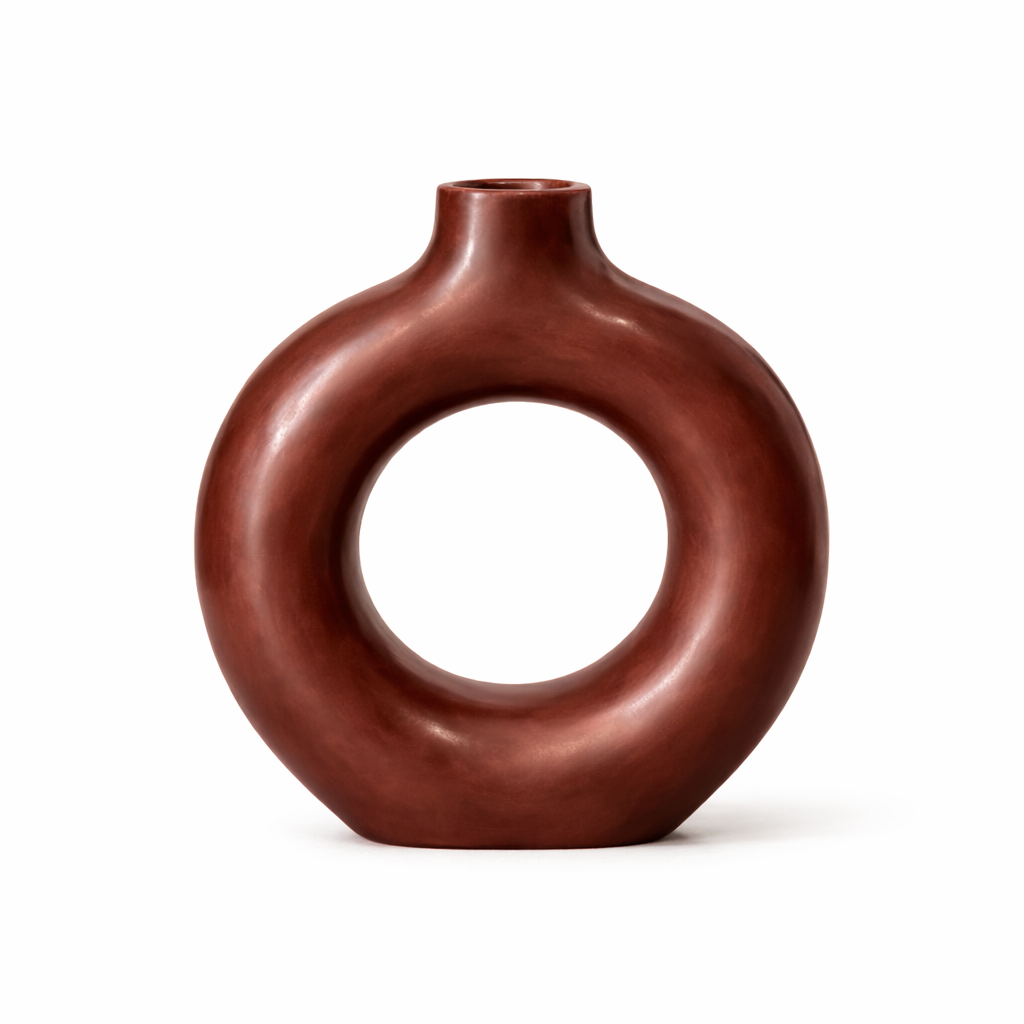 Large Matte Tafoukt Handcrafted Vase AZRIVA