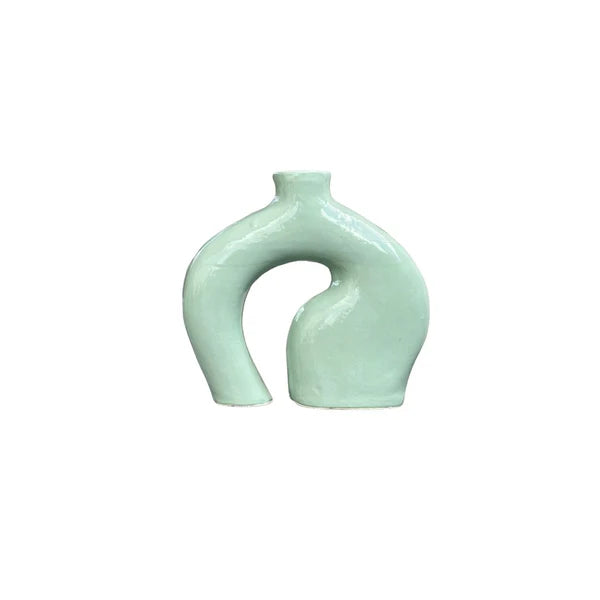 Atlas Glazed Handcrafted Ceramic Vase AZRIVA