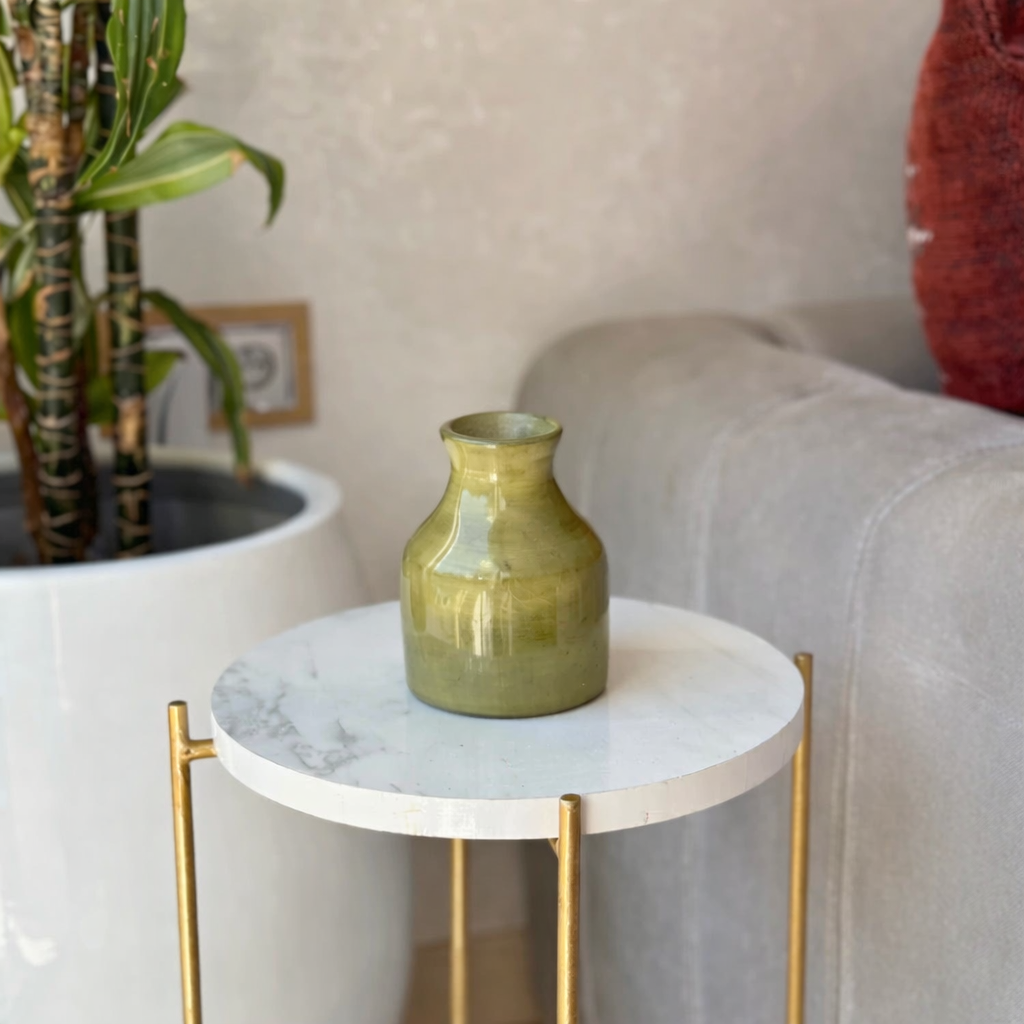 Amane Small Handcrafted Ceramic Vase AZRIVA