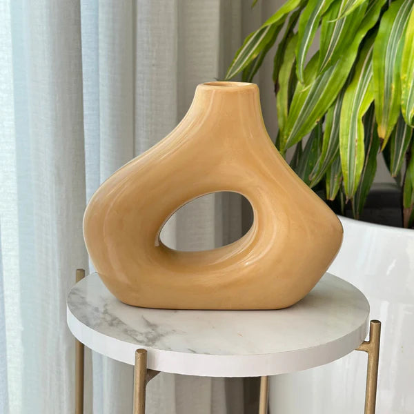 Medina Matte Handcrafted Terracotta Vase AZRIVA