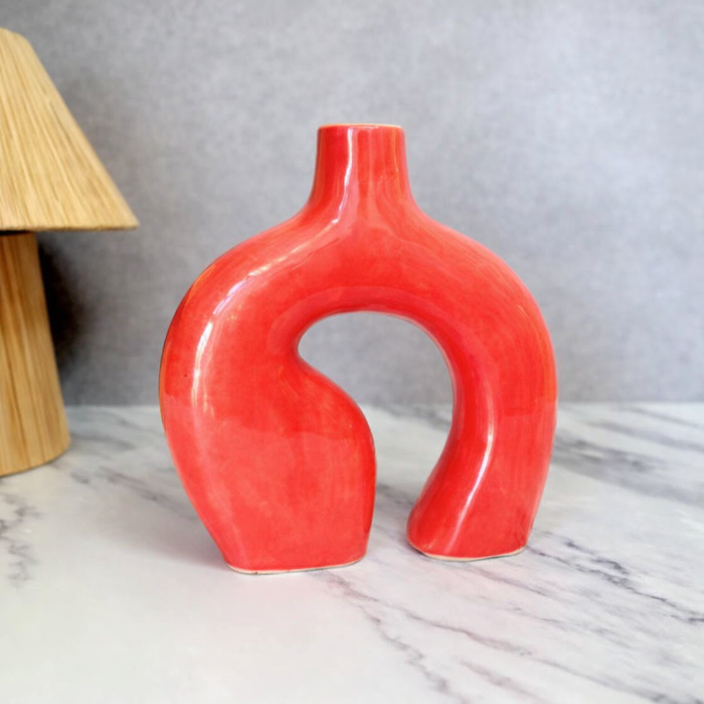 Atlas Glazed Handcrafted Ceramic Vase AZRIVA