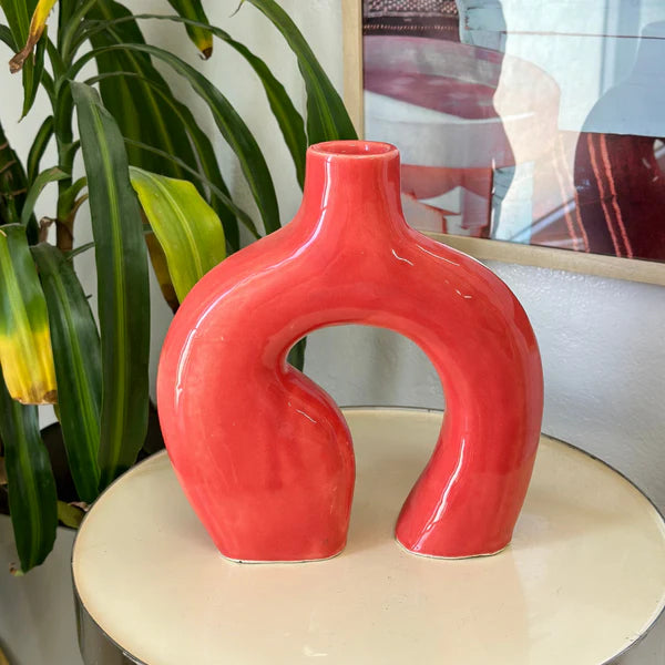 Atlas Glazed Handcrafted Ceramic Vase AZRIVA