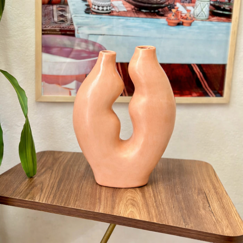 Handcrafted Tagmat Matte Ceramic Vase