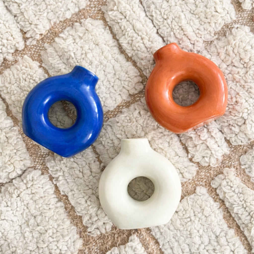 Mini Tafoukt Matte Handcrafted Vase AZRIVA