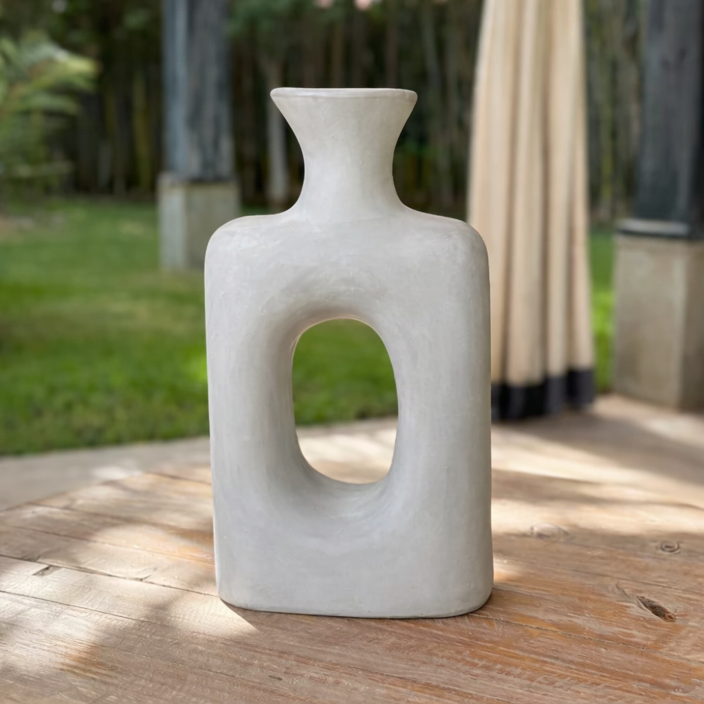 Riad Matte Handcrafted Ceramic Vase AZRIVA