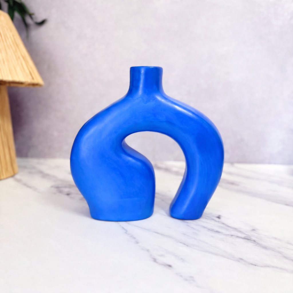 Atlas Matte Handcrafted Terracotta Vase AZRIVA
