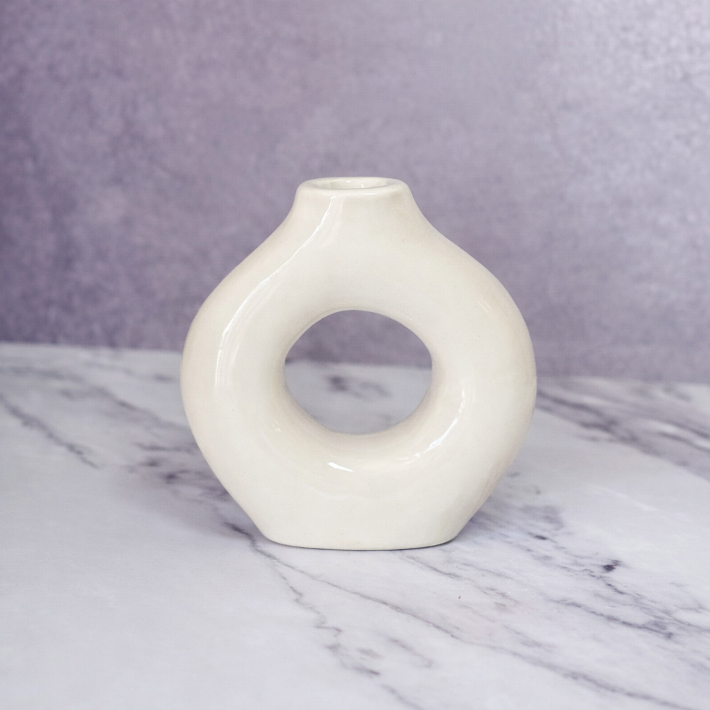 Tafoukt Glazed Terracotta Vase AZRIVA