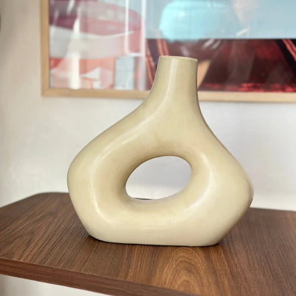 Tanara Matte Handcrafted Ceramic Vase AZRIVA