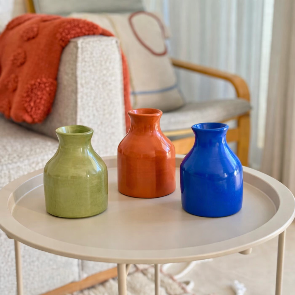 Amane Small Handcrafted Ceramic Vase AZRIVA