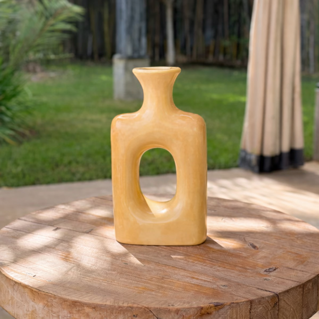 Riad Matte Handcrafted Ceramic Vase AZRIVA