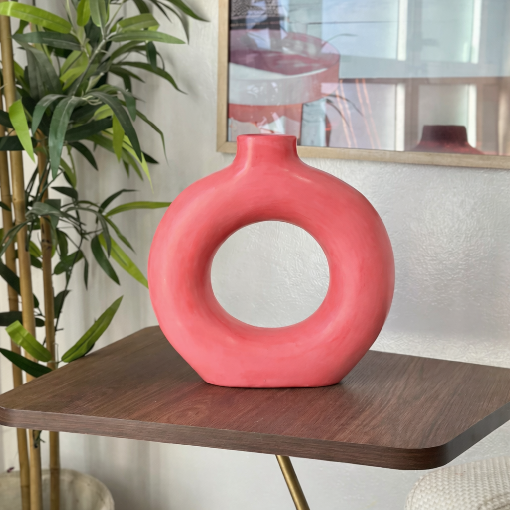 Large Matte Tafoukt Handcrafted Vase AZRIVA