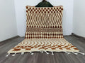 Grand Tapis Berbère Marocain Fait Main 250 × 150 cm – Artisanat Traditionnel IZRI