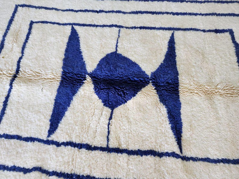 Tapis Marocain Traditionnel Fait Main300 ×200cm – Tissage Artisanal Authentique IZRI