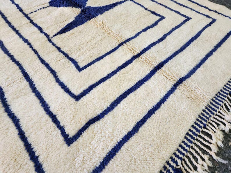 Tapis Marocain Traditionnel Fait Main300 ×200cm – Tissage Artisanal Authentique IZRI