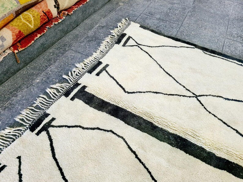 Grand Tapis Berbère Marocain Fait Main 300 ×200 cm – Artisanat Traditionnel