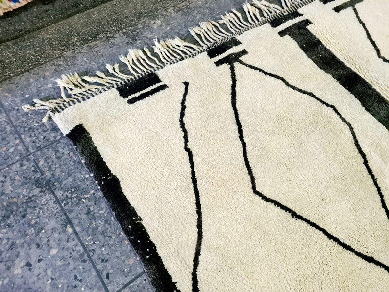 Grand Tapis Berbère Marocain Fait Main 300 ×200 cm – Artisanat Traditionnel