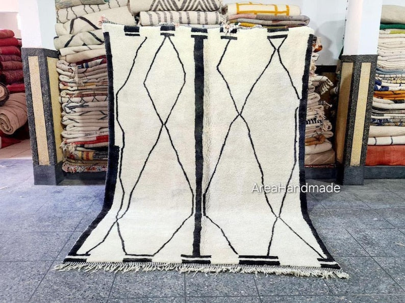 Grand Tapis Berbère Marocain Fait Main 300 ×200 cm – Artisanat Traditionnel