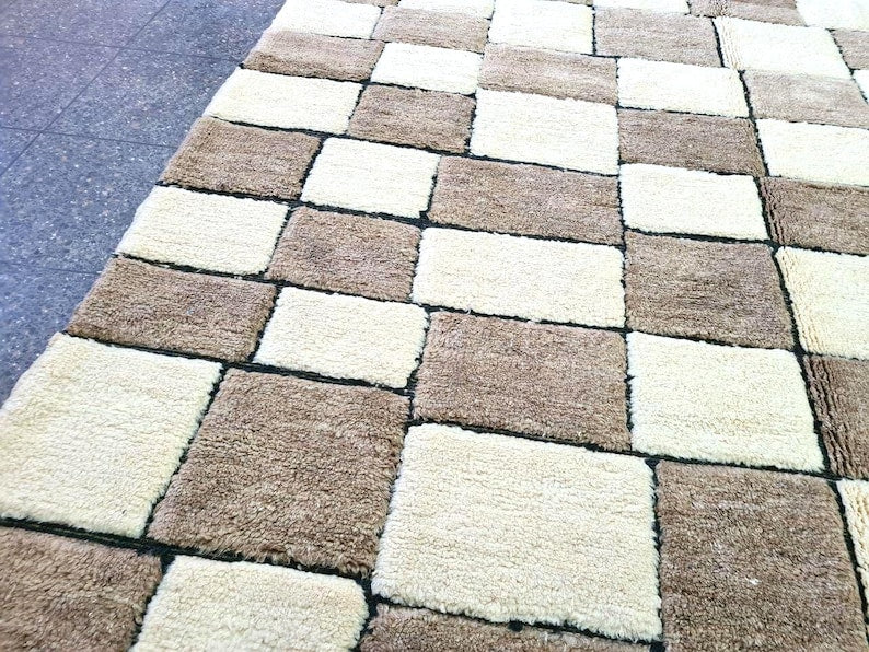 Tapis Berbère Fait Main 300 × 200 cm – Décoration Authentique du Maroc