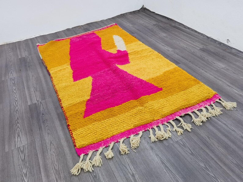 Tapis Traditionnel Marocain 250 × 150 cm – Pièce Unique Fait Main IZRI