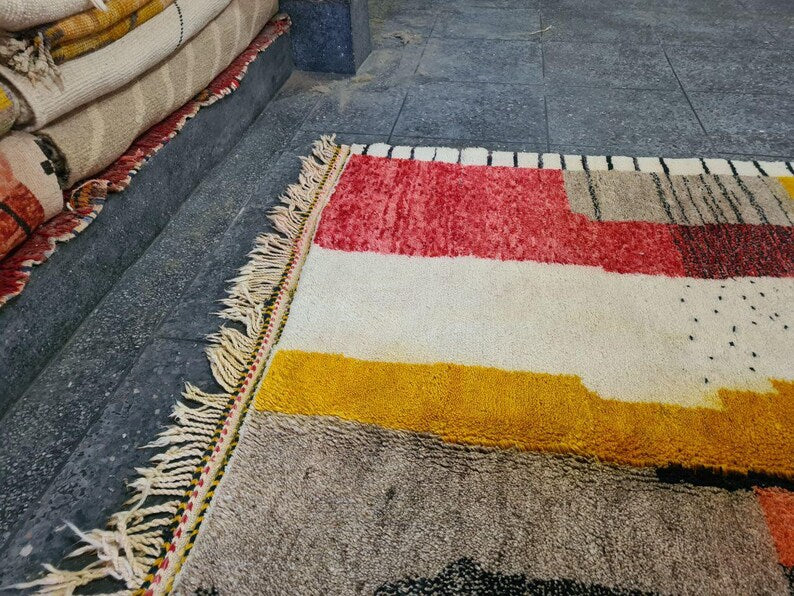 Grand Tapis Berbère Marocain Fait Main 300 ×200 cm – Artisanat Traditionnel