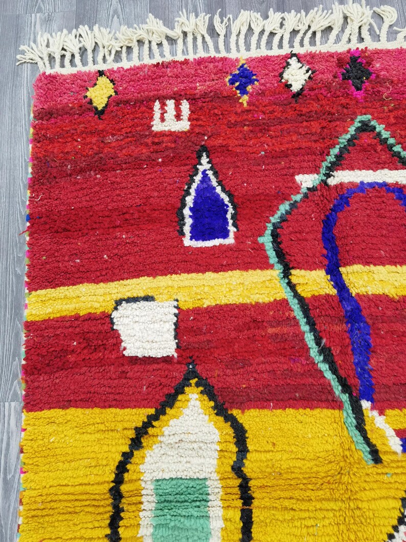 Tapis Marocain Artisanal 250 × 150 cm – Laine Tissée à la Main – Style Traditionnel (Copy) IZRI