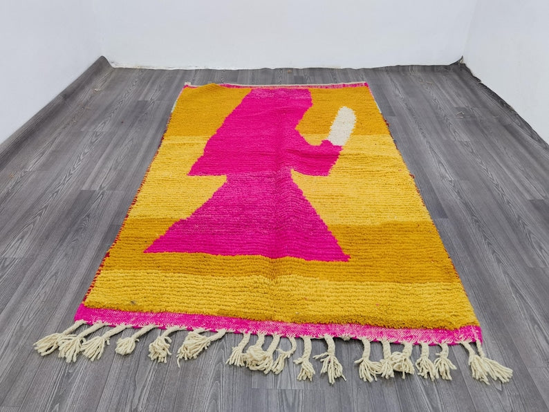 Tapis Traditionnel Marocain 250 × 150 cm – Pièce Unique Fait Main IZRI