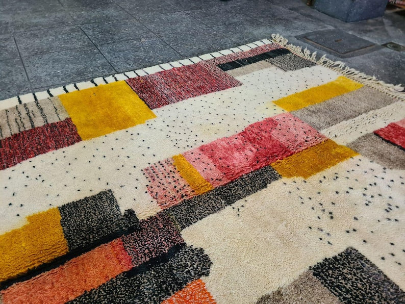 Grand Tapis Berbère Marocain Fait Main 300 ×200 cm – Artisanat Traditionnel