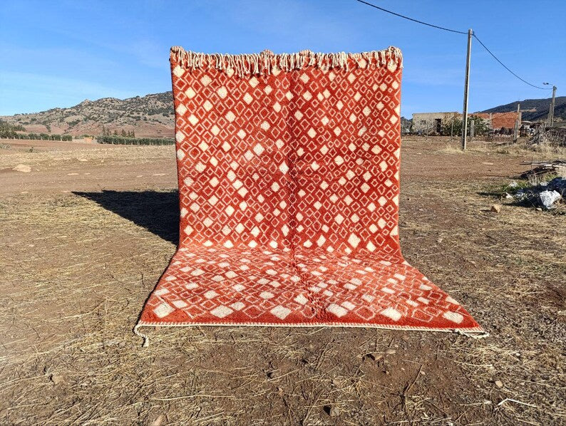 Grand Tapis Berbère Marocain Fait Main 300 ×200 cm – Artisanat Traditionnel