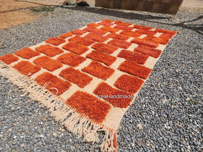 Grand Tapis Berbère Marocain Fait Main 300 ×200 cm – Artisanat Traditionnel