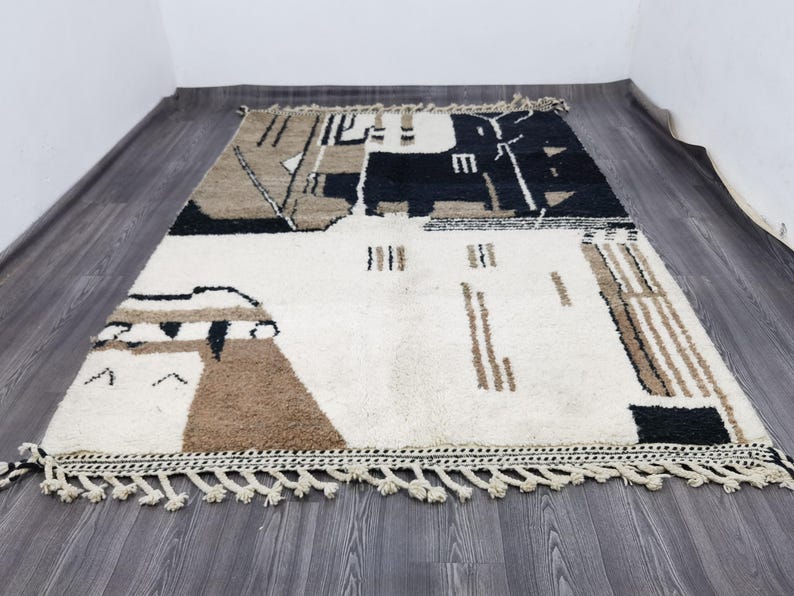Tapis Traditionnel Marocain 250 × 150 cm – Pièce Unique Fait Main IZRI