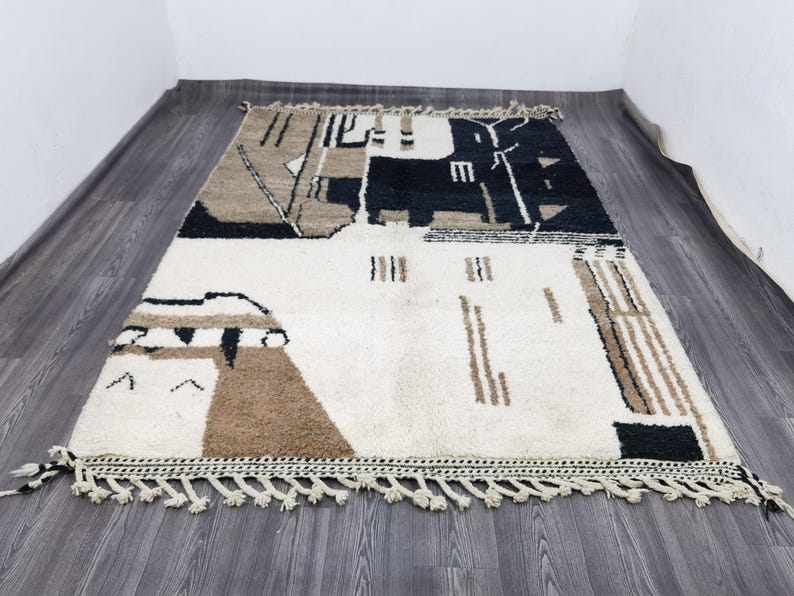 Tapis Traditionnel Marocain 250 × 150 cm – Pièce Unique Fait Main IZRI
