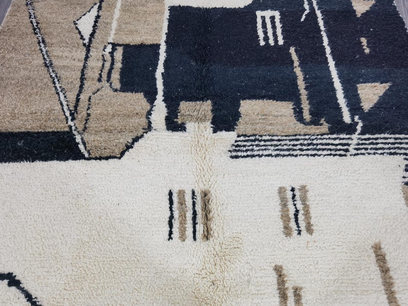 Tapis Traditionnel Marocain 250 × 150 cm – Pièce Unique Fait Main IZRI
