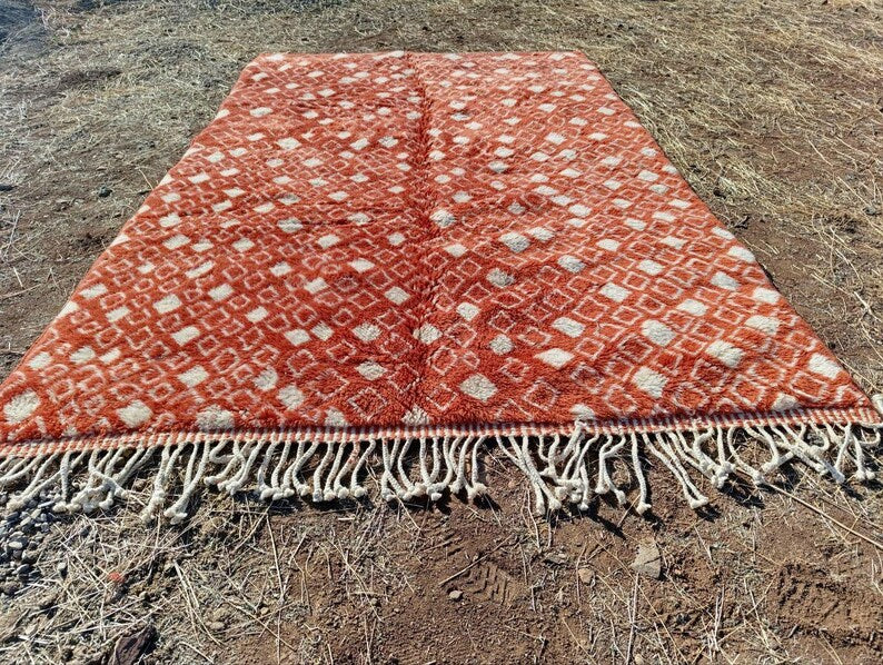 Grand Tapis Berbère Marocain Fait Main 300 ×200 cm – Artisanat Traditionnel