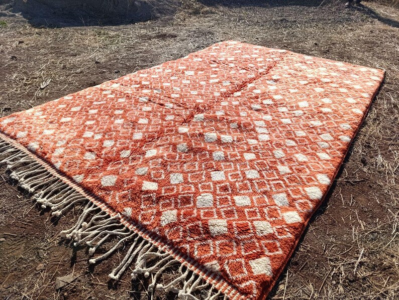Grand Tapis Berbère Marocain Fait Main 300 ×200 cm – Artisanat Traditionnel
