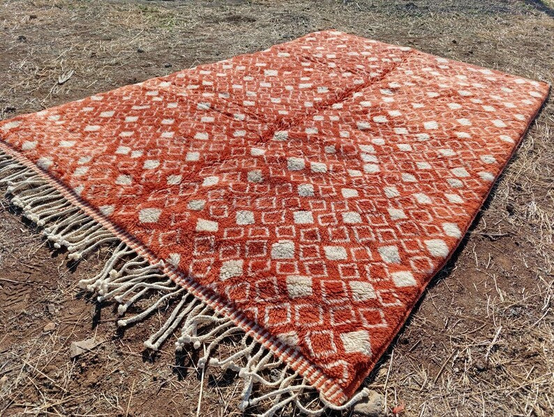 Grand Tapis Berbère Marocain Fait Main 300 ×200 cm – Artisanat Traditionnel
