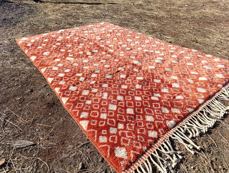 Grand Tapis Berbère Marocain Fait Main 300 ×200 cm – Artisanat Traditionnel
