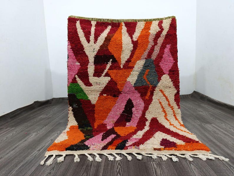 Tapis Berbère Fait Main 250 × 150 cm – Décoration Authentique du Maroc IZRI