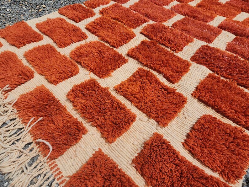 Grand Tapis Berbère Marocain Fait Main 300 ×200 cm – Artisanat Traditionnel