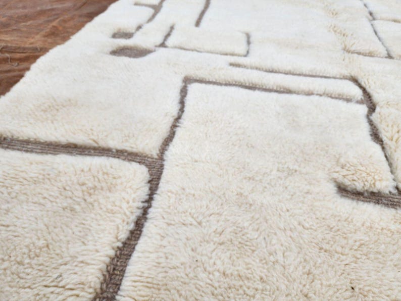 Tapis Marocain Artisanal300× 200cm – Laine Tissée à la Main – Style Traditionnel IZRI