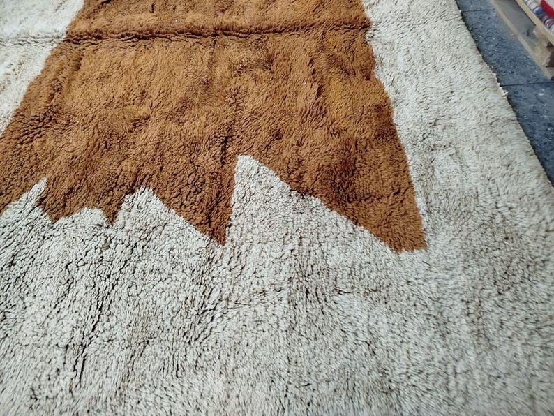 Tapis Marocain Artisanal 250 × 150 cm – Laine Tissée à la Main – Style Traditionnel IZRI